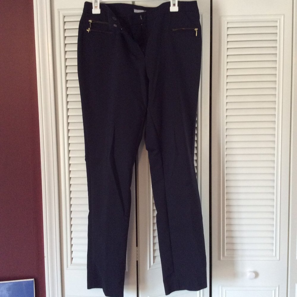 Navy Blue Straight Leg Pant